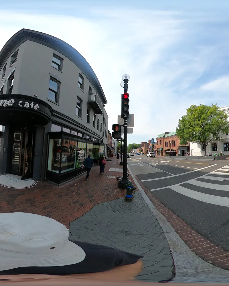 M Street and Wisconsin Avenue storefronts in Georgetown