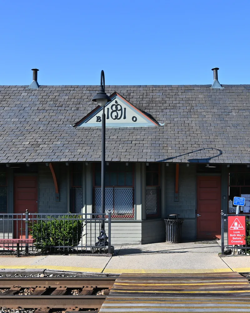 The 1891 Kensington railroad station, now a MARC stop