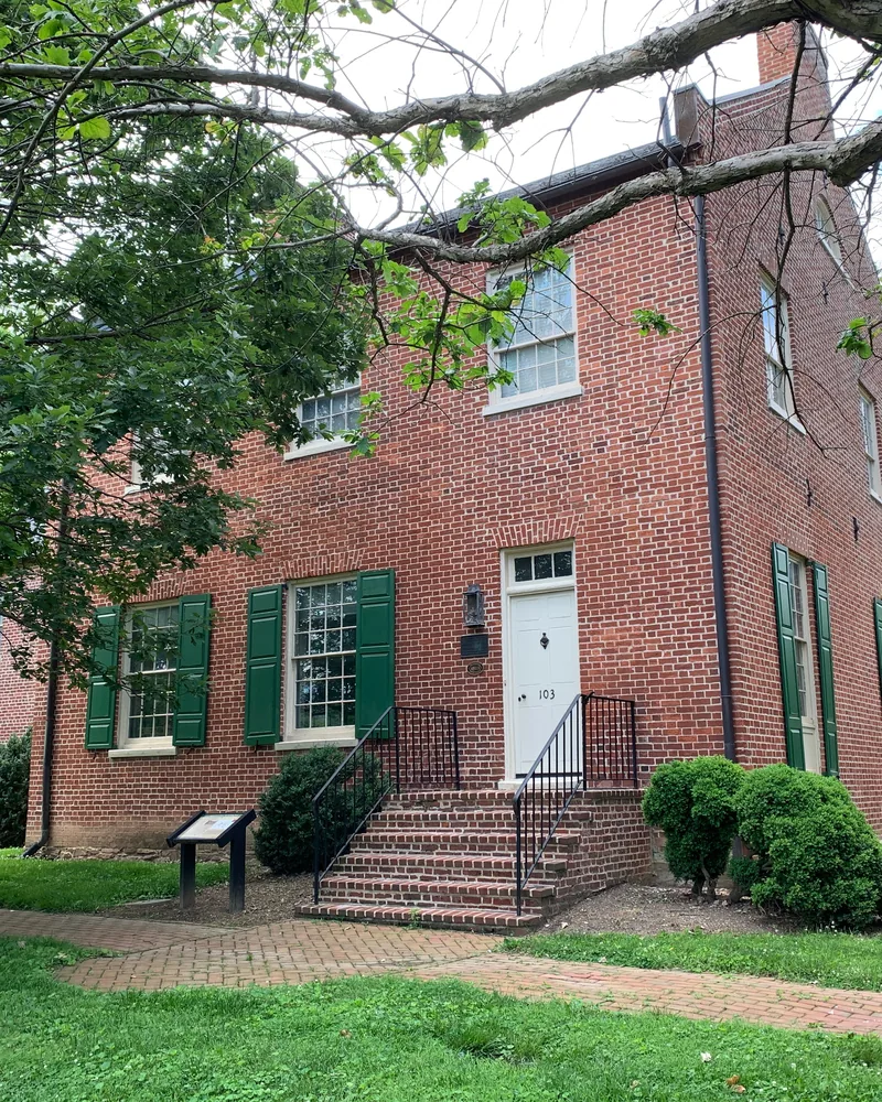Front of the Beall-Dawson House on West Montgomery Avenue, Rockville