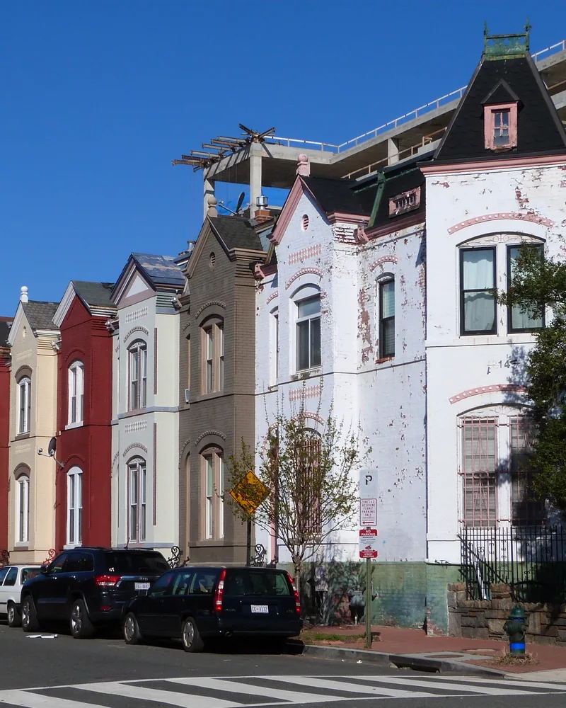 Rowhouses on Wallach Place NW in the U Street historic district