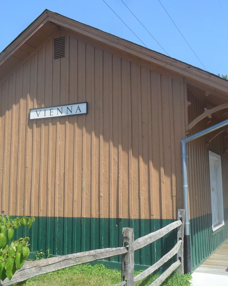The former Washington & Old Dominion railroad depot in Vienna